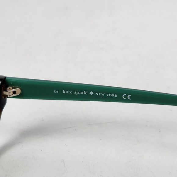 kate spade new york Vivi ESD Eyeglasses Women Green Rectangle Plastic Full Frame - Picture 6 of 8